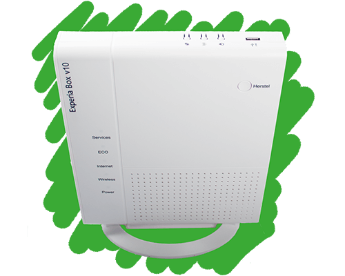 Trots woestenij belofte Experia Box modem van Budget Alles-in-1